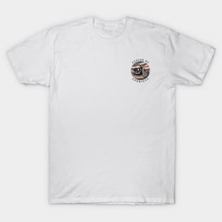 Fueled By Sobriety American Biker Pocket Sized T-Shirt